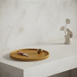 Vassoio Svuotatasche Rotondo D22 Japandi - Design Modulare