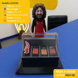 Trasforma le tue foto in una statuetta personalizzata 3D unica! Scopri le varianti Mini Me: dettagli curati, alta qualità e real